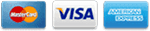 PayPal, MasterCard, VISA, American Express